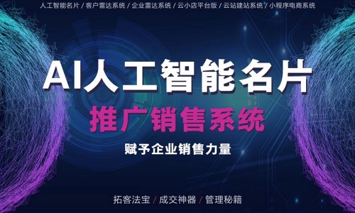 AI智能销售推广、客户管理